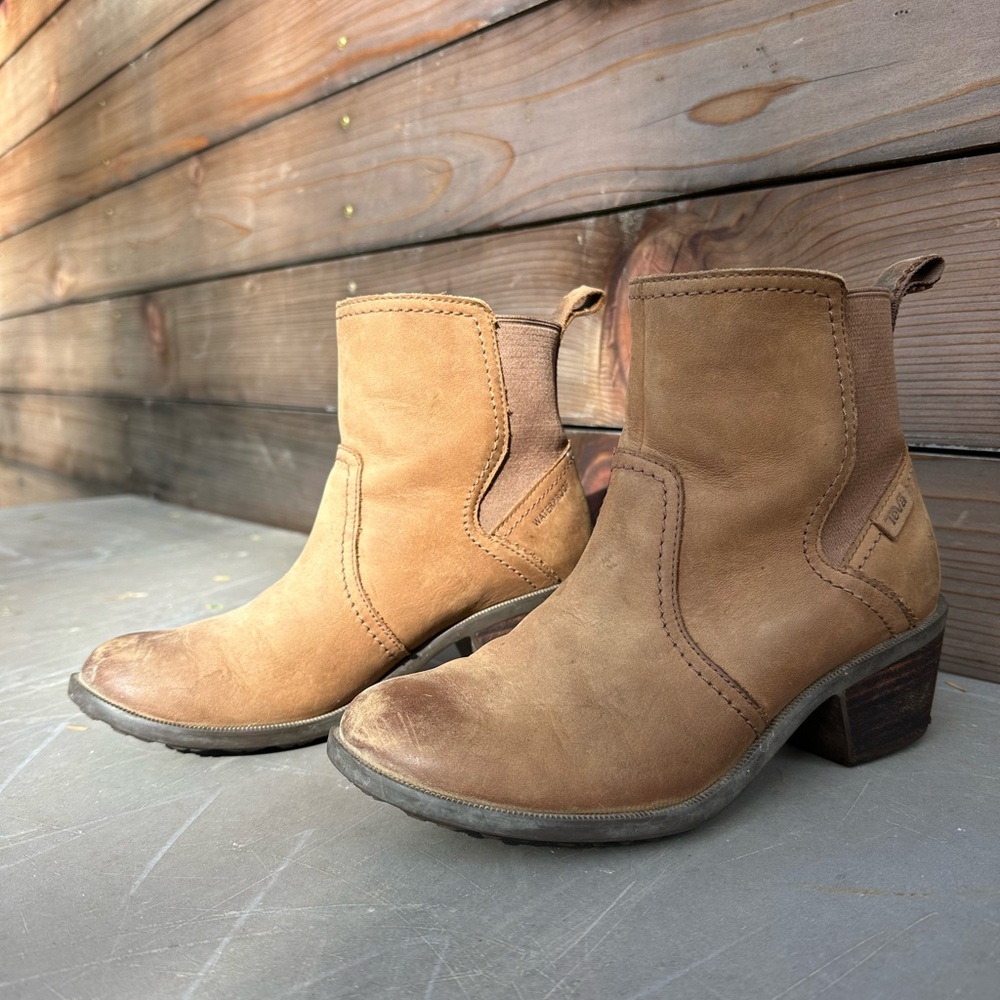 Teva Leather Ankle Boots Waterproof